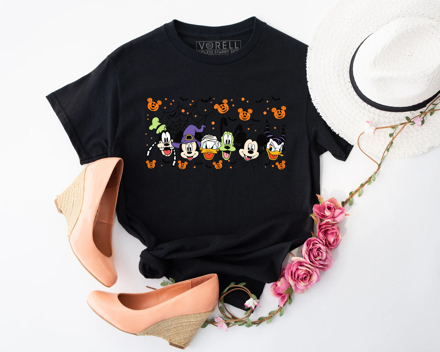 Spooky Disney Crewneck T-Shirt