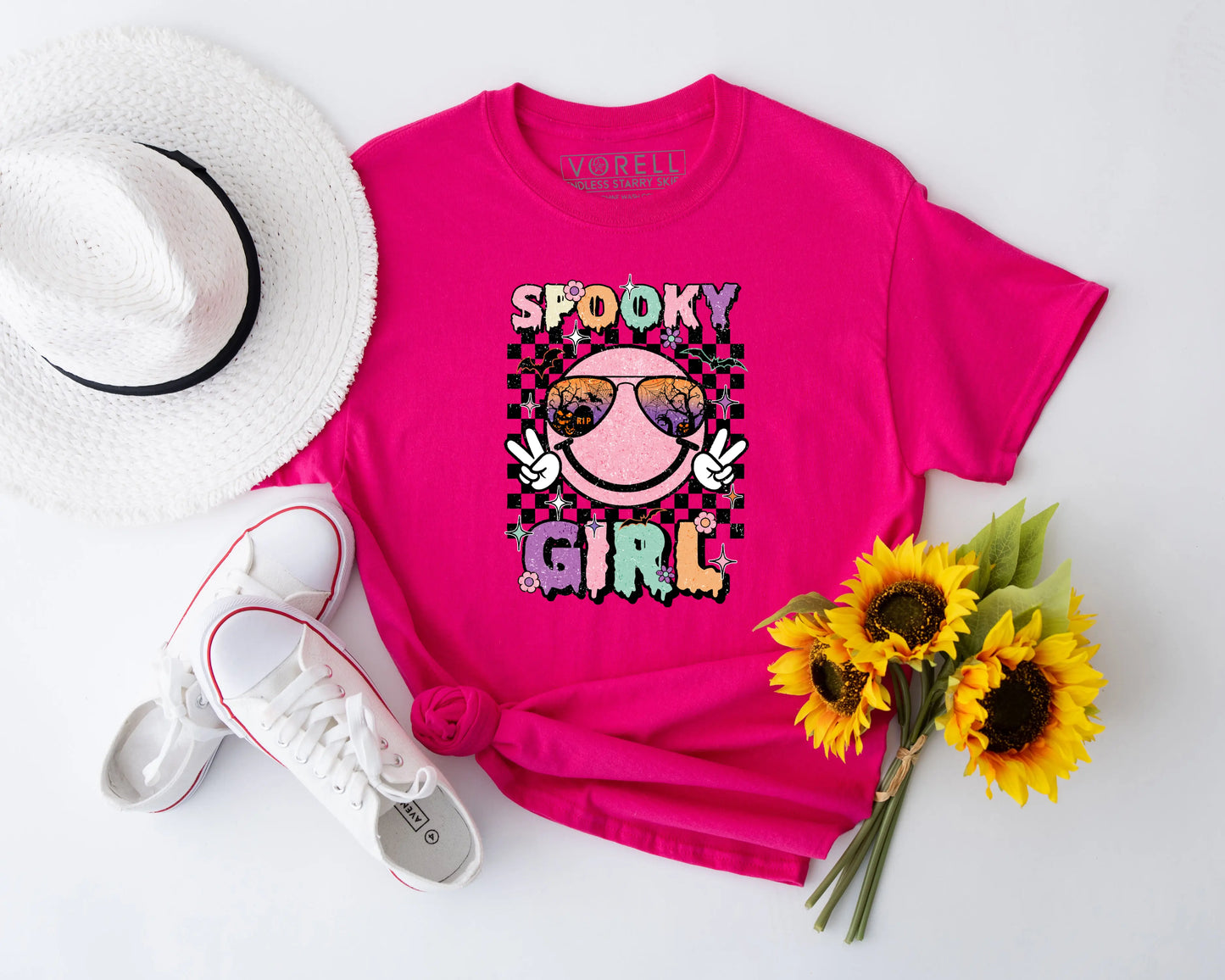 Spooky Girl Crewneck T-Shirt