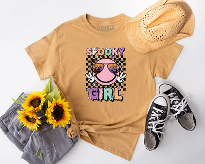 Spooky Girl Crewneck T-Shirt