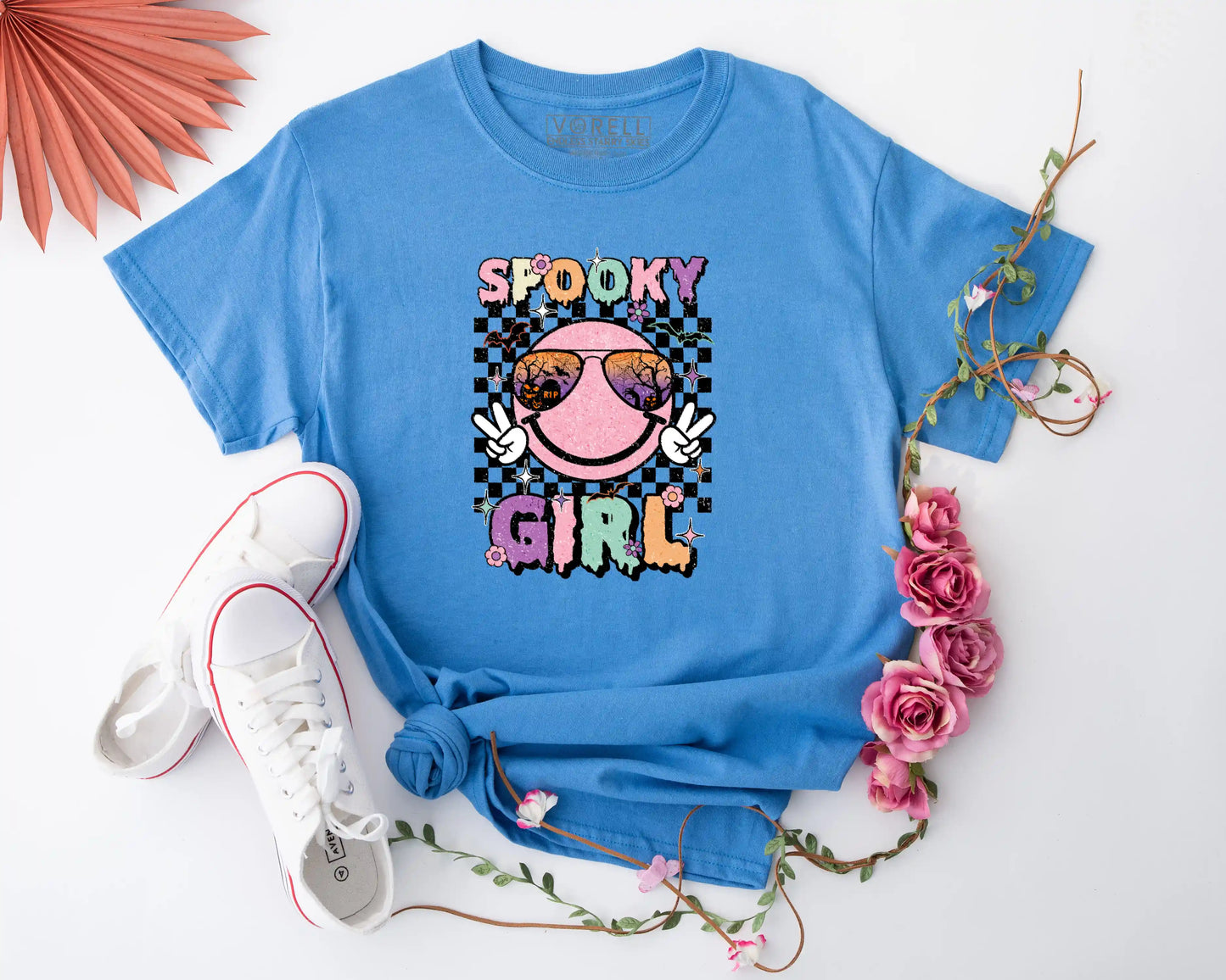 Spooky Girl Crewneck T-Shirt