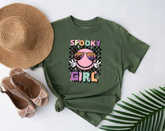 Spooky Girl Crewneck T-Shirt